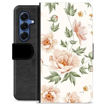 Husă Portofel Premium - Samsung Galaxy S25 - Floral