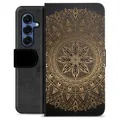 Husă Portofel Premium - Samsung Galaxy S25 - Mandala