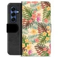 Husă Portofel Premium - Samsung Galaxy S25 - Flori Roz