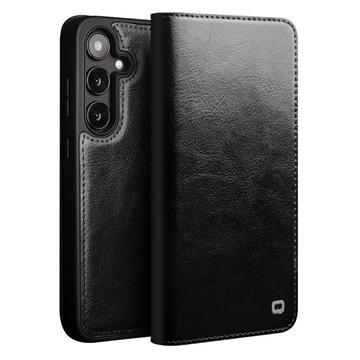 Husă Piele Portofel Samsung Galaxy S25 - Qialino Classic