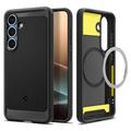 Husă TPU Samsung Galaxy S25 - Spigen Rugged Armor Mag - Negru