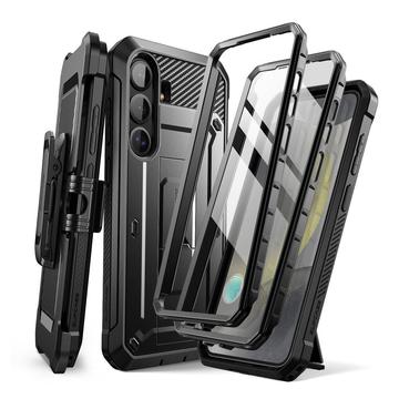 Husă Hibrid Samsung Galaxy S25 - Supcase Unicorn Beetle Pro 2-Set - Negru