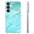 Husă TPU - Samsung Galaxy S25 - Marmură Albastră