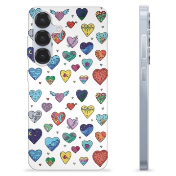 Husă TPU - Samsung Galaxy S25 - Inimi