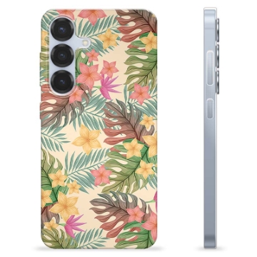 Husă TPU - Samsung Galaxy S25 - Flori Roz