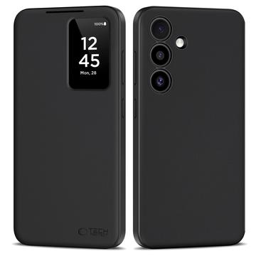 Husă Smart Flip Samsung Galaxy S25 Tech-Protect - Negru