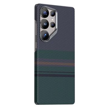 Husă Samsung Galaxy S25 Ultra Benks Kevlar Aramid Fiber - compatibil MagSafe - gri / verde