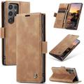 Husă Portofel Samsung Galaxy S25 Ultra - Caseme 013 - Maro
