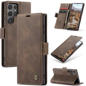Husă Portofel Samsung Galaxy S25 Ultra - Caseme 013 - Cafeniu