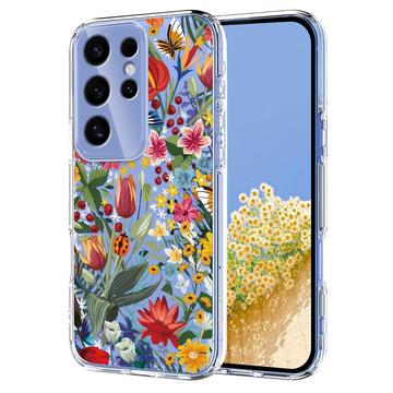 Samsung Galaxy S25 Ultra Husă TPU cu model floral - crini