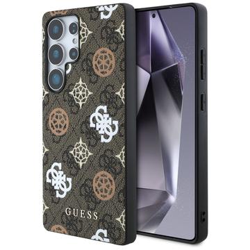 Husă MagSafe Samsung Galaxy S25 Ultra Guess 4G Printed Colored Peony Pattern