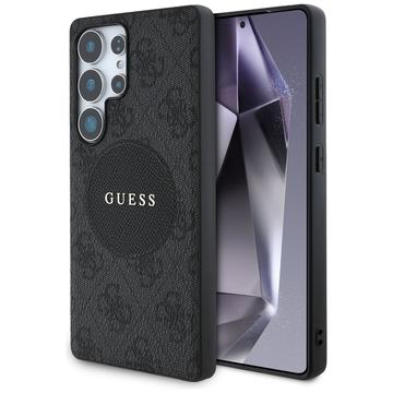 Husă Samsung Galaxy S25 Ultra Guess 4G Round Patch Classic Logo - Compatibil MagSafe