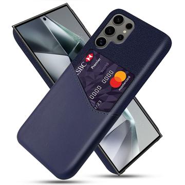 Husă cu Buzunar Card Samsung Galaxy S25 Ultra - KSQ - Albastru