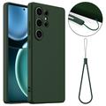 Husă Silicon Liquid  Samsung Galaxy S25 Ultra - Compatibila MagSafe - Verde Închis