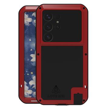 Husă Hibrid Samsung Galaxy S25 Ultra - Love Mei Powerful - Roșu