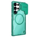 Husă magnetică Samsung Galaxy S25 Ultra Nillkin IceBlade Prop - compatibilă cu MagSafe, capac cu lentilă glisantă - verde