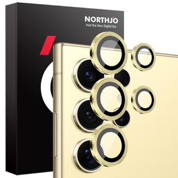 Set de protecție pentru obiectivul camerei Samsung Galaxy S25 Ultra Northjo - Aur