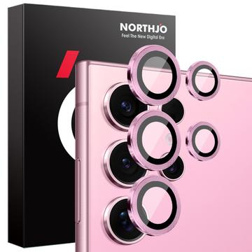 Set de protecție pentru obiectivul camerei Samsung Galaxy S25 Ultra Northjo - Roz