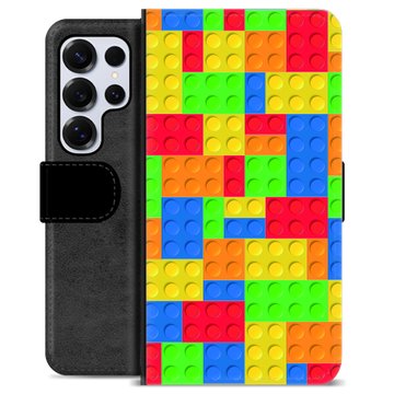 Husă Portofel Premium - Samsung Galaxy S25 Ultra - Blocuri