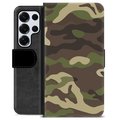 Husă Portofel Premium - Samsung Galaxy S25 Ultra - Camo
