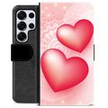 Husă Portofel Premium - Samsung Galaxy S25 Ultra - Dragoste