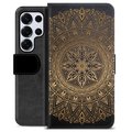 Husă Portofel Premium - Samsung Galaxy S25 Ultra - Mandala