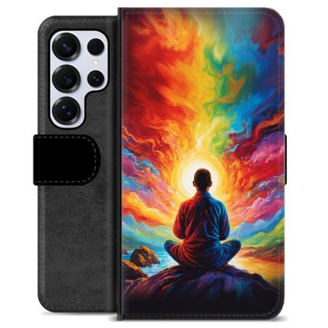Husă Portofel Premium - Samsung Galaxy S25 Ultra - Meditație