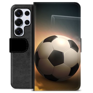 Husă Portofel Premium - Samsung Galaxy S25 Ultra - Fotbal