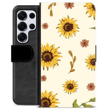 Husă Portofel Premium - Samsung Galaxy S25 Ultra - Floarea Soarelui