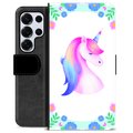 Husă Portofel Premium - Samsung Galaxy S25 Ultra - Unicorn
