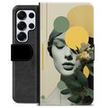 Husă Portofel Premium - Samsung Galaxy S25 Ultra - Atmosferă Vintage