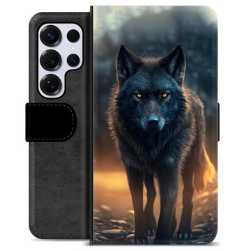 Husă Portofel Premium - Samsung Galaxy S25 Ultra - Lup