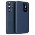 Samsung Galaxy S25 Ultra Smart Clear View Husă Flip cu slot pentru card - Sapphire