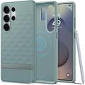 Husă Hibrid Samsung Galaxy S25 Ultra - Spigen Parallax Mag - Verde salvie