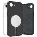 Husă din silicon lichid iPhone 16e Tech-Protect - MagSafe compatibil - Negru