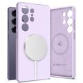 Husă din silicon lichid Samsung Galaxy S25 Ultra Tech-Protect - MagSafe compatibil - Mauve