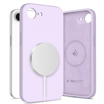 Husă din silicon lichid iPhone 16e Tech-Protect - MagSafe compatibil - Mauve