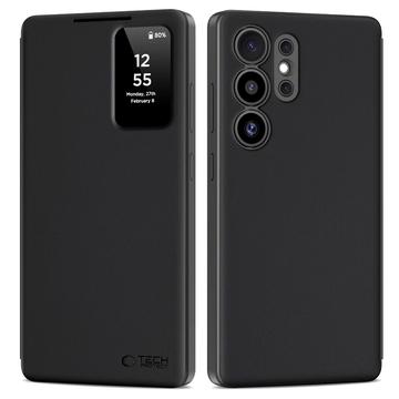 Husă Smart Flip Samsung Galaxy S25 Ultra Tech-Protect - Negru