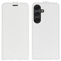Husă Flip Vertical Samsung Galaxy S25 - Slot Card - Alb