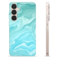 Husă TPU - Samsung Galaxy S25+ - Marmură Albastră