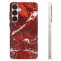 Husă TPU - Samsung Galaxy S25+ - Marmură Roșie
