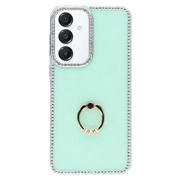 Husă hibridă cu suport pentru inel Samsung Galaxy S25+/S24+ CrystalGlow