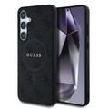 Husă inelară colorată Guess 4G Samsung Galaxy S25+ - Compatibil MagSafe - Negru