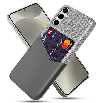 Husă cu Buzunar Card Samsung Galaxy S25+ - KSQ - Gri