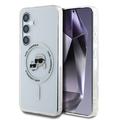Husă Samsung Galaxy S25+ Karl Lagerfeld IML Karl&Choupette Heads - Compatibil MagSafe - Transparent