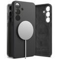 Husă Samsung Galaxy S25+ - Ringke Liquid Silicone MagSafe - Negru