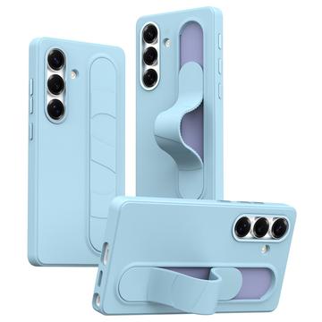 Samsung Galaxy S25+ Husă hibridă Smart cu prindere în picioare - albastru
