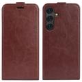 Husă Flip Vertical Samsung Galaxy S25+ - Slot Card - Maro