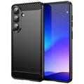 Husă TPU Brushed Samsung Galaxy S26/S26 Pro - Fibră de Carbon