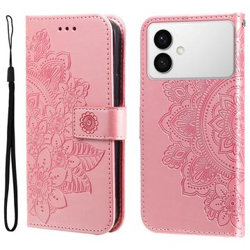 Husă Portofel Samsung Galaxy S26 Edge - Mandala - Roz